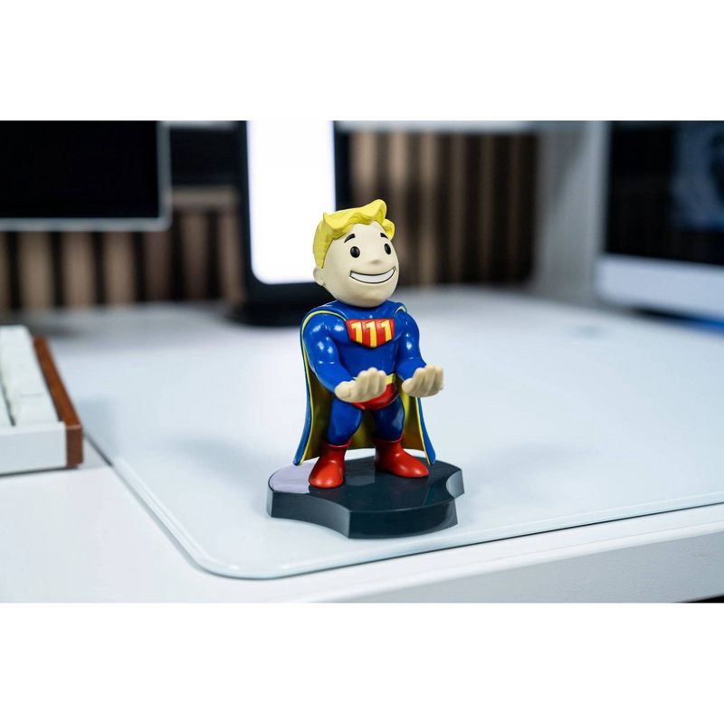 slide 4 of 12, Fallout Toughness Vault Boy 4" Mini Cable Guy Phone Stand, 1 ct