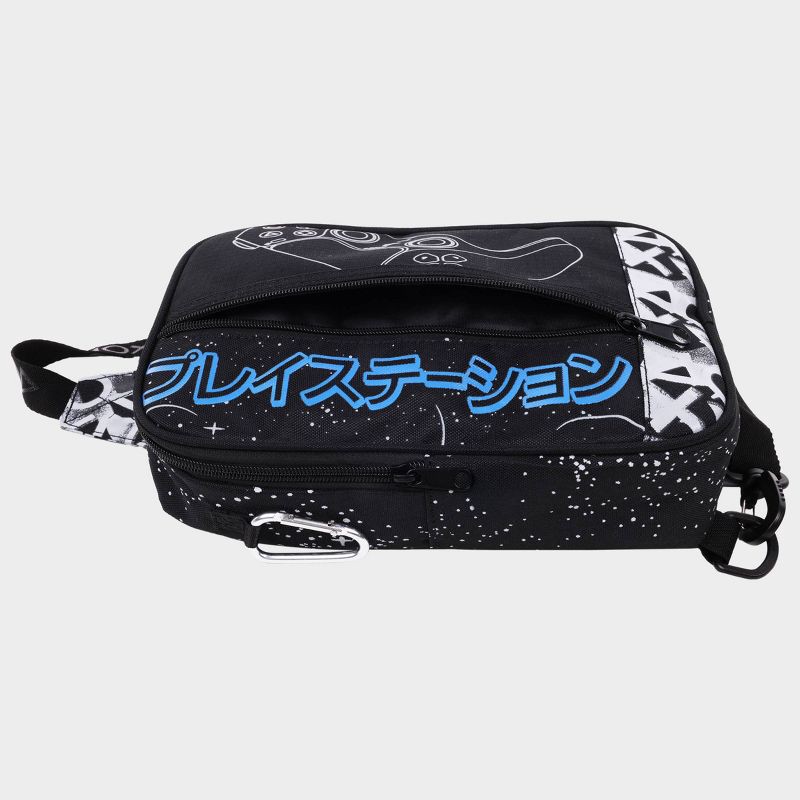 slide 5 of 7, Sony PlayStation Offset Zipper Sling Bag, 1 ct