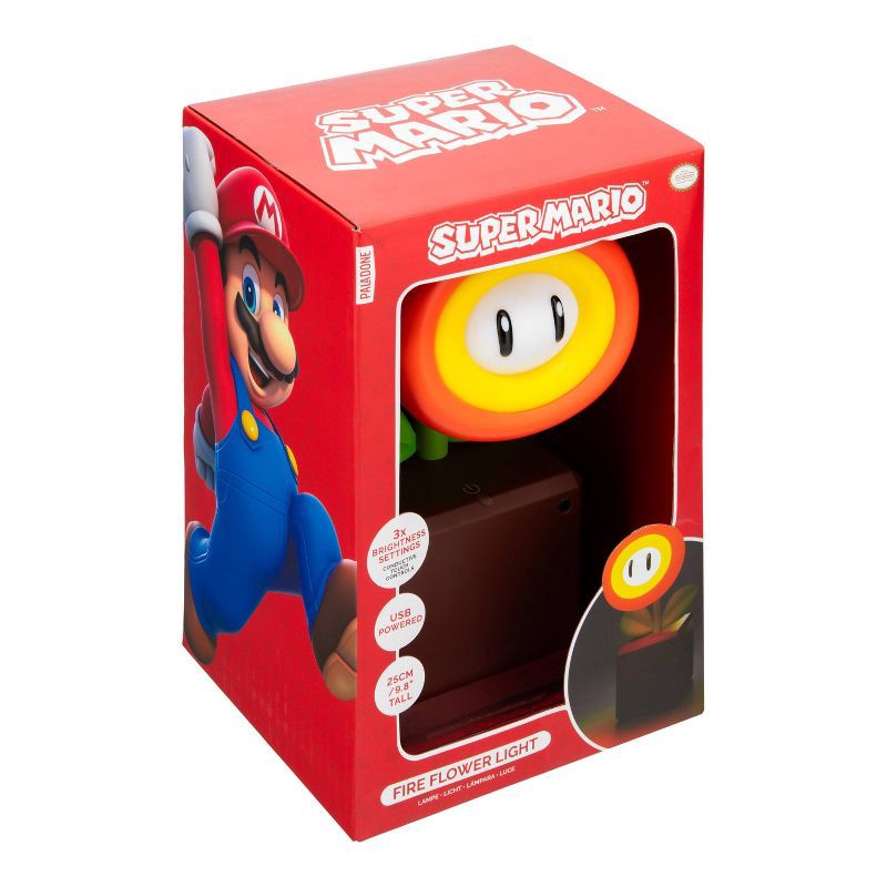 slide 4 of 5, Nintendo - Super Mario Fire Flower Lamp, 1 ct