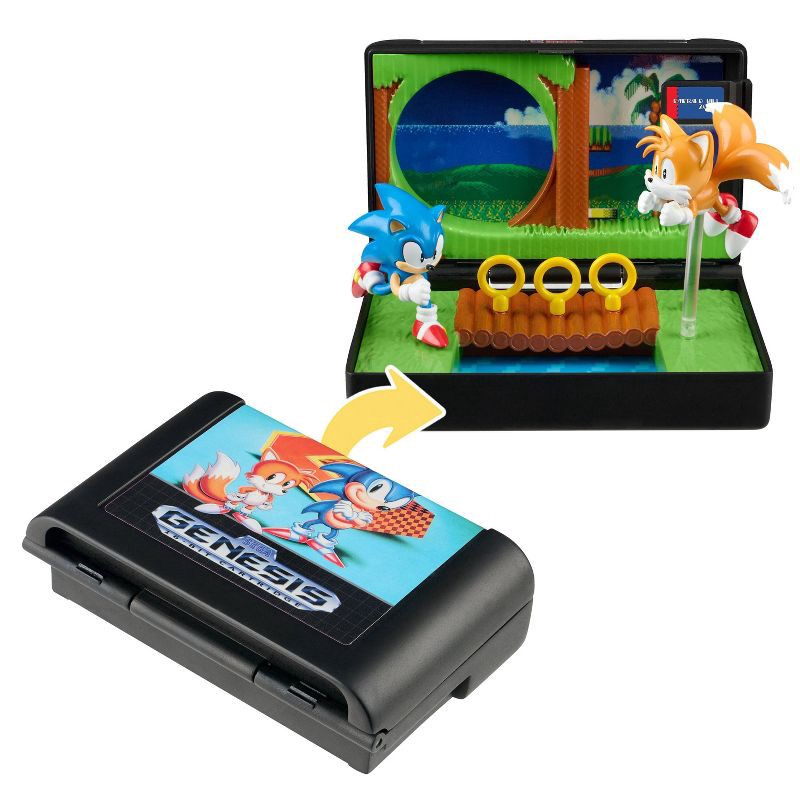 slide 1 of 8, Sega Console Heroes - Sonic the Hedgehog 2 Collectible Diorama, 1 ct