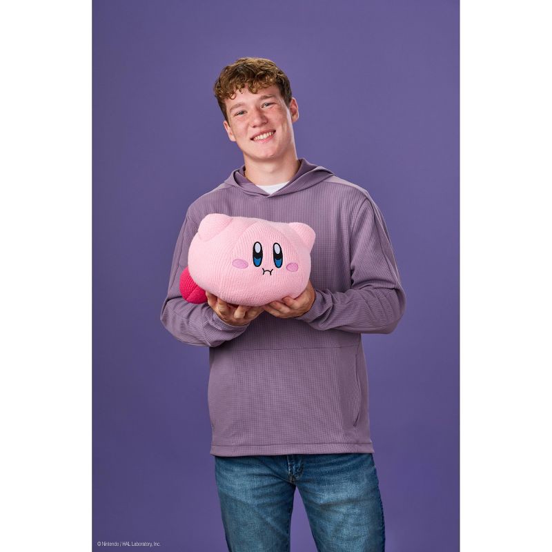 slide 7 of 7, Club Mocchi Mocchi Nuiguru Knit - Hovering Kirby 11" Plush, 1 ct