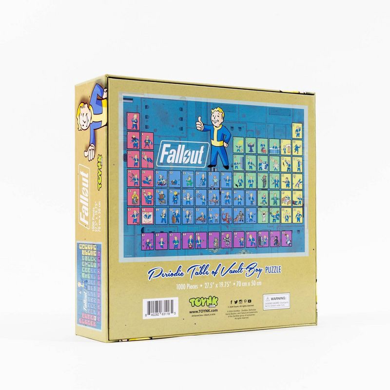 slide 2 of 7, Fallout Periodic Table Of Vault Boy 1000-Piece Jigsaw Puzzle, 1 ct