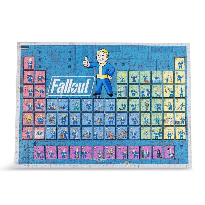 slide 3 of 7, Fallout Periodic Table Of Vault Boy 1000-Piece Jigsaw Puzzle, 1 ct