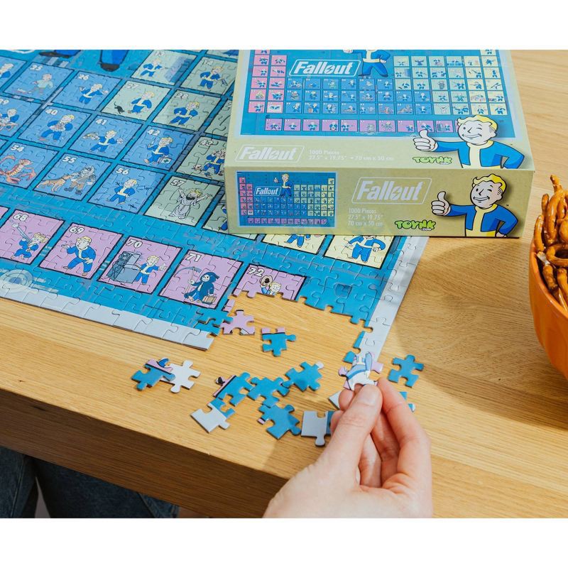 slide 6 of 7, Fallout Periodic Table Of Vault Boy 1000-Piece Jigsaw Puzzle, 1 ct