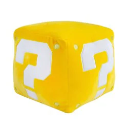 Club Mocchi Mocchi Super Mario Question Block 11" Mega Plush