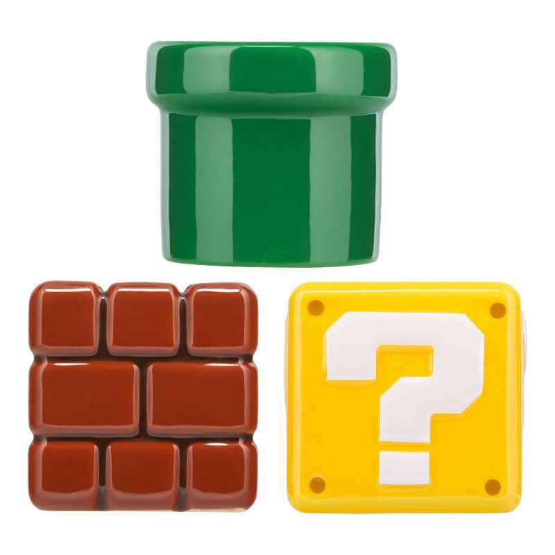 slide 3 of 10, Nintendo - Super Mario Mini Planters 3-Pack, 1 ct