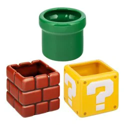 Nintendo - Super Mario Mini Planters 3-Pack