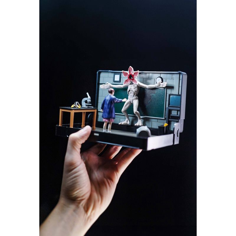 slide 4 of 5, Stranger Things VHS Diorama: Eleven vs. Demogorgon, 1 ct
