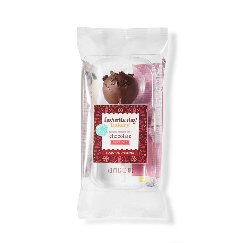 slide 1 of 3, Chocolate Cake Pop - 1.3oz - Favorite Day™, 1.3 oz