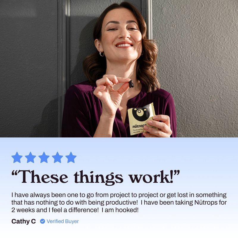 slide 10 of 11, Gruns Nütrops By Grüns Sugar-Free Functional Nootropics for Brain Health Mushroom Gummies - 96ct/12pk, 96 ct, 12 ct