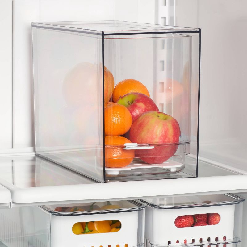 slide 2 of 4, Tall Ventilated Fridge Drawer Storage - Brightroom™, 1 ct