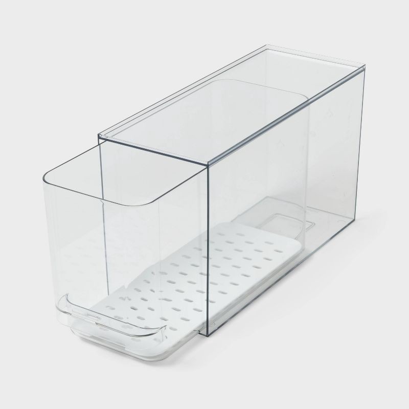 slide 3 of 4, Tall Ventilated Fridge Drawer Storage - Brightroom™, 1 ct