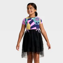 Disney Girls' The Nightmare Before Christmas Sally Tulle Character Dress - Black L