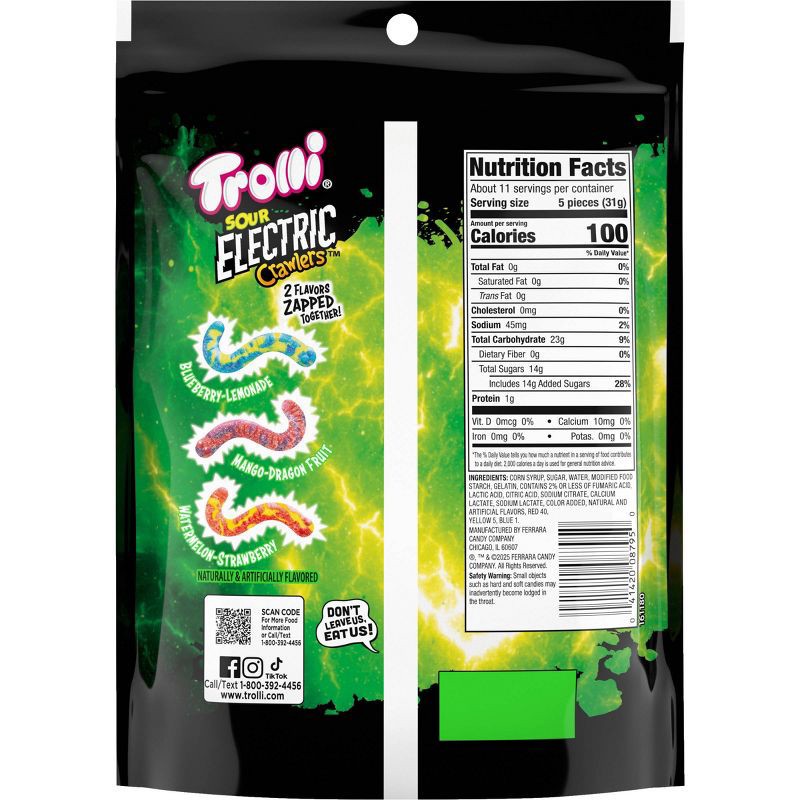 slide 2 of 7, Trolli Electric Crawlers Candy - 12.3oz, 12.3 oz