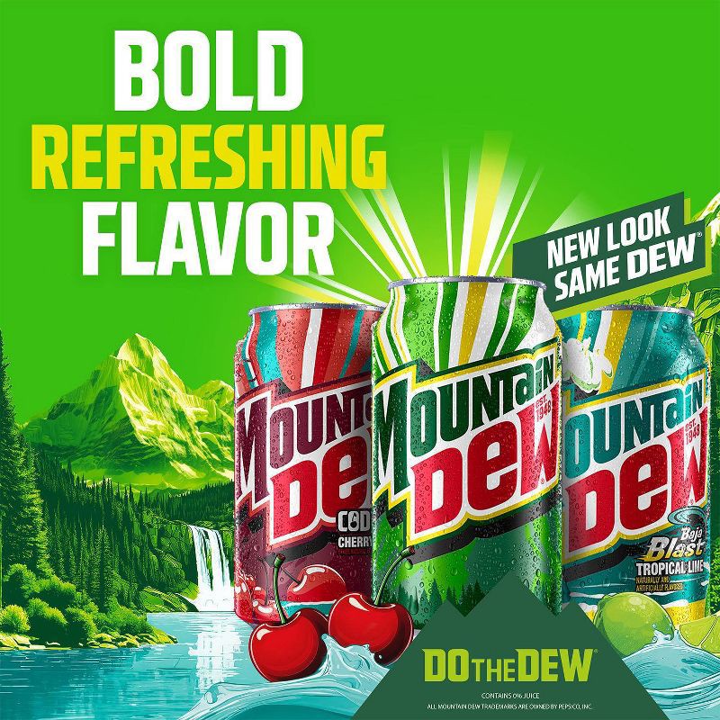 slide 4 of 9, Mtn Dew Cabo Citrus Soda - 12pk/12 fl oz Cans, 12 ct; 12 fl oz