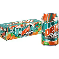 Mtn Dew Mountain Dew Baja Cabo Citrus Soda - 12pk/12 fl oz Cans