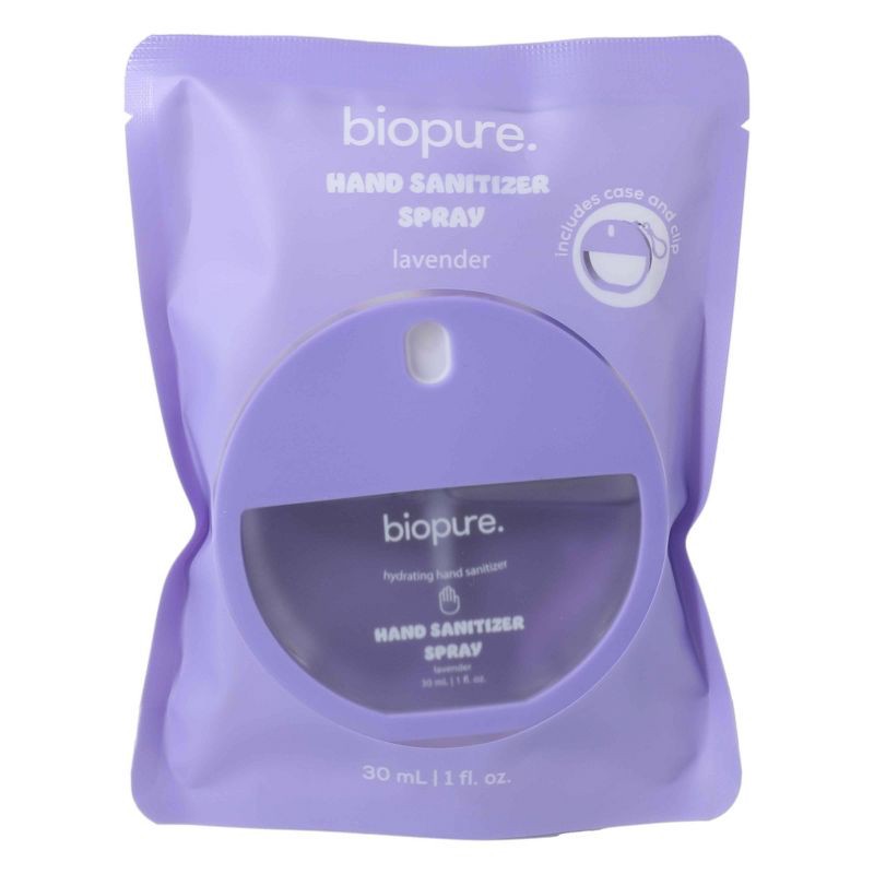 slide 3 of 5, BioPure Hydrating Hand Sanitizer Spray - Lavender - 30ml, 30 ml