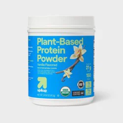 Vanilla Organic Plant-Based Protein Shake Powder - 16oz - up&up™: Non-Caffeinated, 21g Protein Per Serving