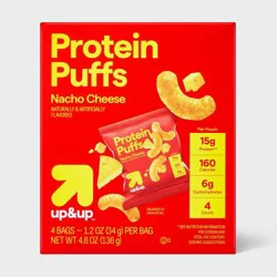Protein Puffs - Nacho Cheese - 4.8oz/4pk - up&up™