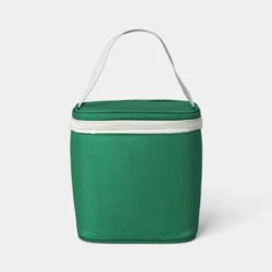 4 Cans/3.1qt Soft Sided Personal Cooler Green - Sun Squad™