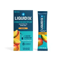 Liquid I.V. Hydration Multiplier Electrolyte Drink Mix Powder - Mango - 5.6oz/10ct