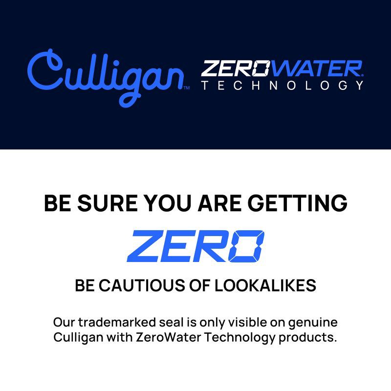 slide 6 of 8, Culligan with ZeroWater Technology 4pk Replacement Filter, 4 ct