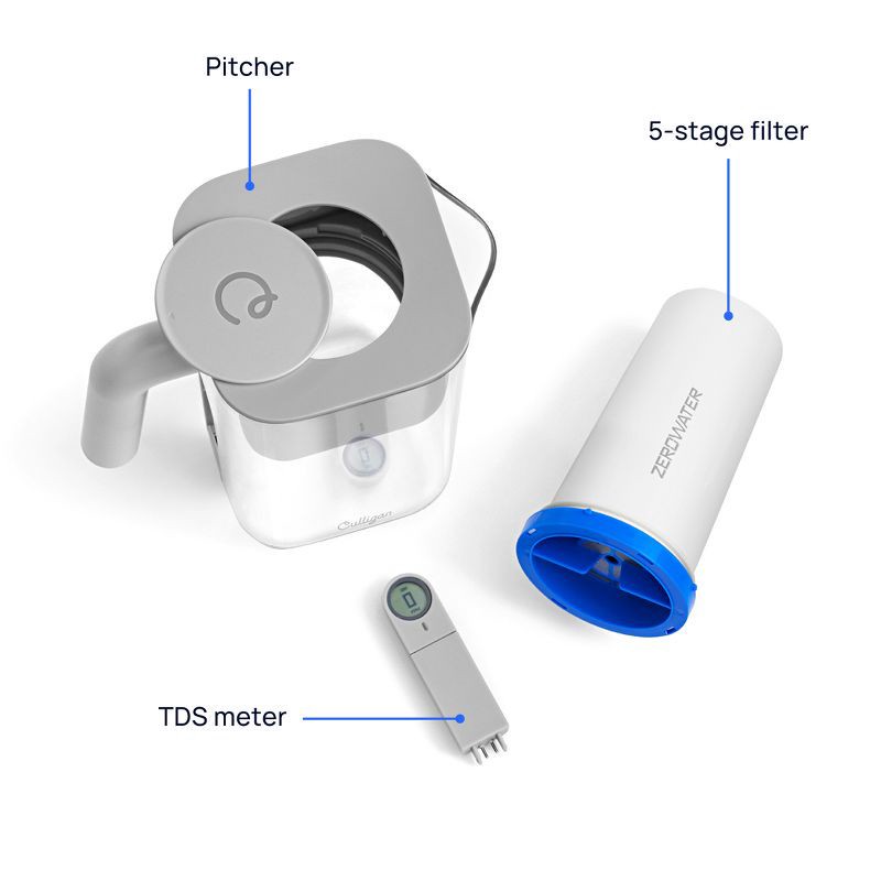 slide 9 of 11, Culligan with ZeroWater Technology 7 Cup Pitcher, 1 ct