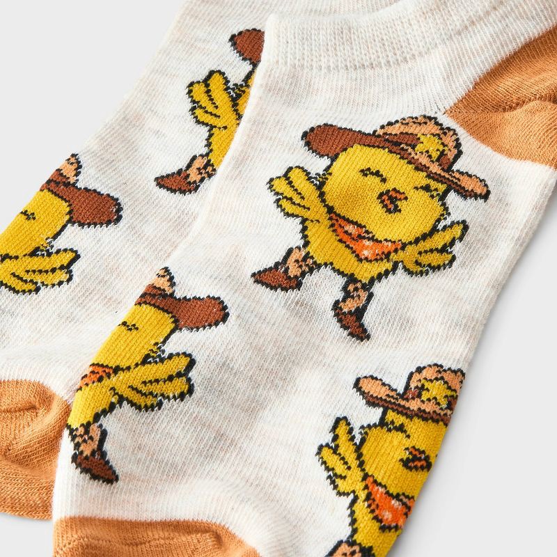 slide 3 of 3, Women's Western Chick Low Cut Socks - Oatmeal/Tan 4-10, 1 ct
