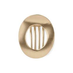 The Hair Edit Gilded Ellipse Flat Lay Claw Clip: Hair Styling, Securing Hair, Metal, All Hair Types