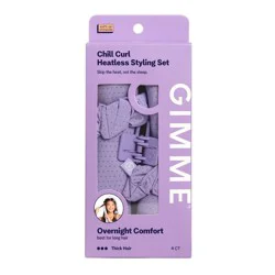 Gimme Beauty Chill Curl Heatless Styling Set - Long & Thick Hair - 4ct