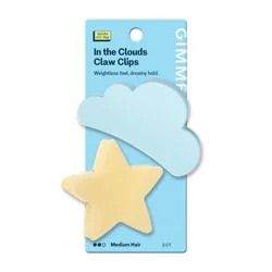 Gimme Beauty In the Clouds Claw Clip Duo - Medium Hair - 2ct: Hair Styling, ABS Material