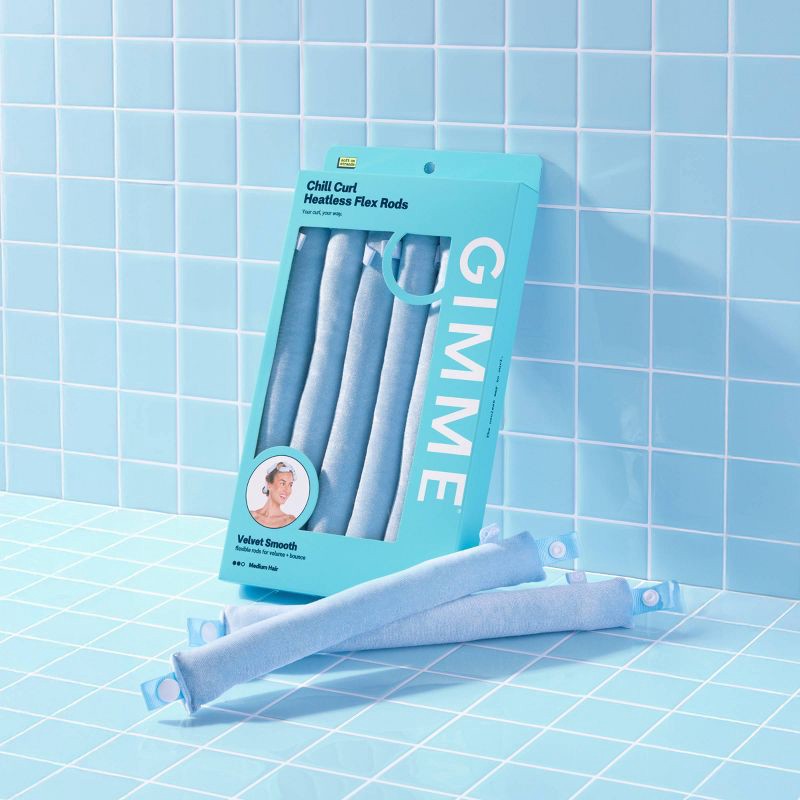 slide 7 of 9, Gimme Beauty Chill Curl Heatless Flex Rods for Volume and Bounce - Medium Hair - 6ct, 6 ct