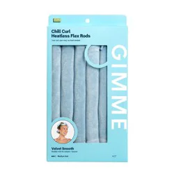 Gimme Beauty Chill Curl Heatless Flex Rods for Volume and Bounce - Medium Hair - 6ct