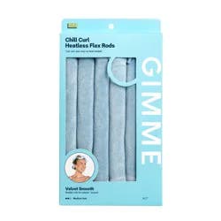 Gimme Beauty Chill Curl Heatless Flex Rods for Volume and Bounce - Medium Hair - 6ct