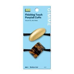 Gimme Beauty Finishing Touch Ponytail Cuffs - Medium Hair - 2ct