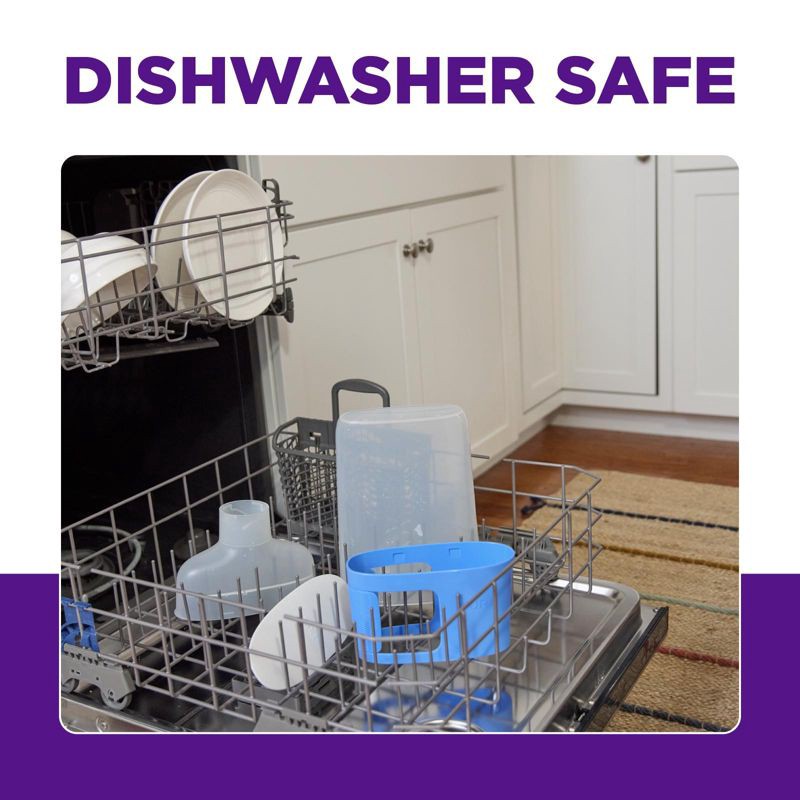 slide 7 of 11, PUR Water Filter 8 Cup Slim Design Compact Water Pitcher Dispenser with 1 Fast Water Filter Blue, 1 ct