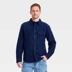 Men's Holiday Shirt - Goodfellow & Co™ Blue M