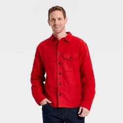 Men's Holiday Shirt - Goodfellow & Co™ Red M