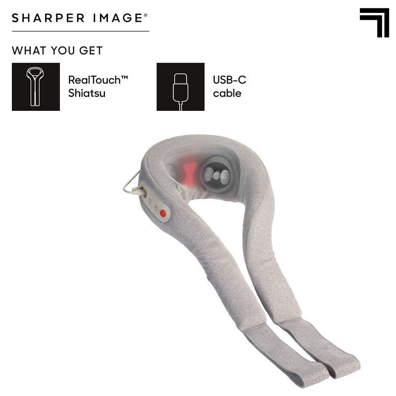 slide 5 of 7, Sharper Image Realtouch Shiatsu Neck Body Massager, 1 ct
