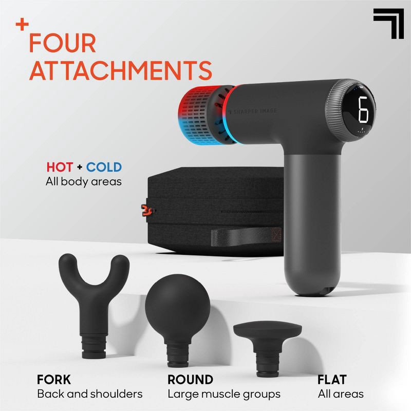 slide 3 of 9, Sharper Image PowerBoost Pro Plus Hot and Cold Compact Body Massager, 1 ct