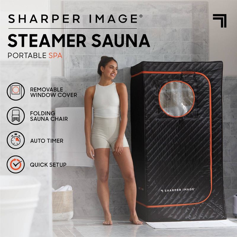 slide 2 of 11, Sharper Image Steam Sauna Portable Body Massager, 1 ct