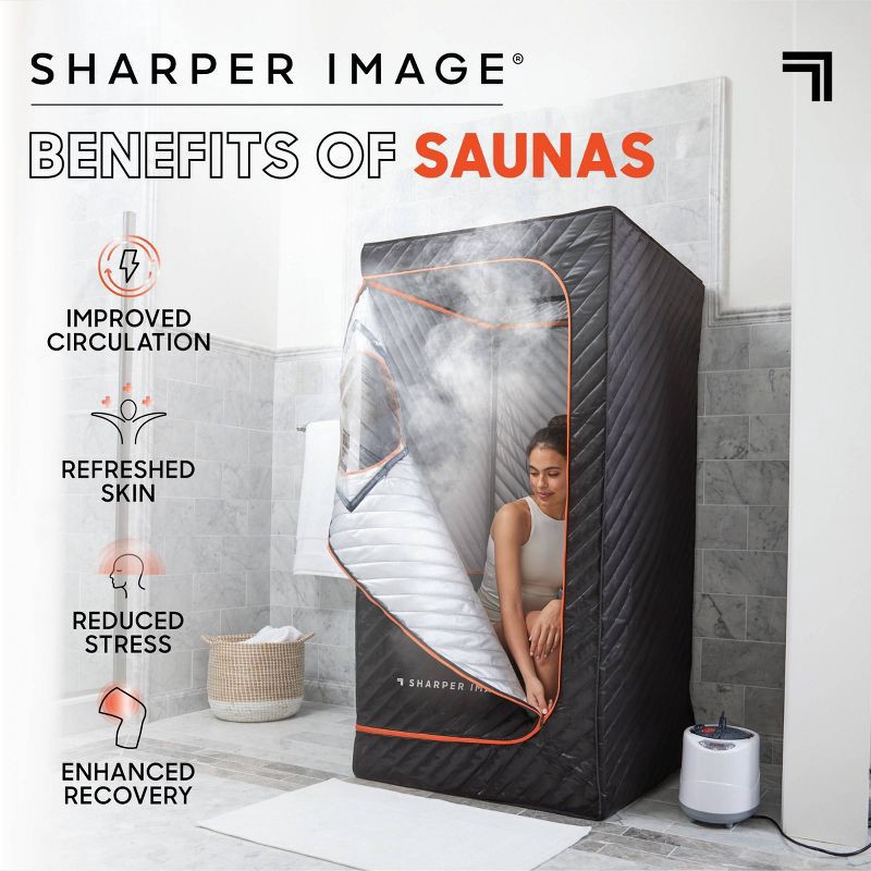slide 3 of 11, Sharper Image Steam Sauna Portable Body Massager, 1 ct