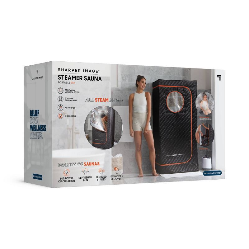 slide 10 of 11, Sharper Image Steam Sauna Portable Body Massager, 1 ct