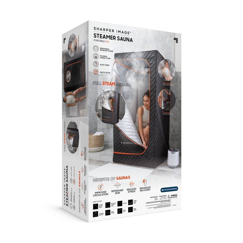 slide 11 of 11, Sharper Image Steam Sauna Portable Body Massager, 1 ct