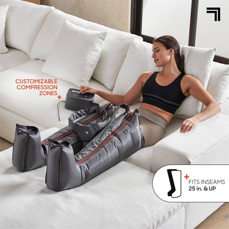 slide 4 of 11, Sharper Image Powerboost Boots Air Compression Fits 25"-31" Inseam, 1 ct