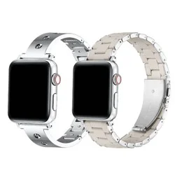 Posh Tech 2pk Smart Watch Band Set, Universal Fit for Apple Watch, Samsung Galaxy, Garmin 20mm - Quinn/Orla