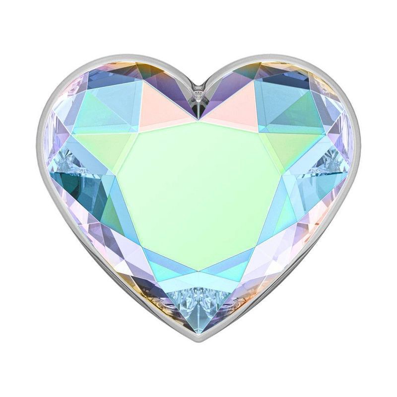 slide 2 of 7, PopSockets PopTop Cell Phone Grip and Stand Dichroic - Heart Iridescent, 1 ct