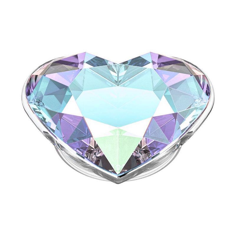 slide 4 of 7, PopSockets PopTop Cell Phone Grip and Stand Dichroic - Heart Iridescent, 1 ct