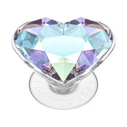 PopSockets PopTop Cell Phone Grip and Stand Dichroic - Heart Iridescent