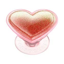 PopSockets PopTop Cell Phone Grip & Stand Squishy Tidepool Heart - Pink